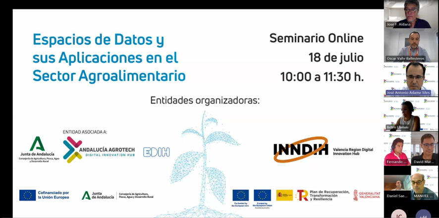 Seminario sobre Espacios de Datos y sus Aplicaciones en el Sector Agroalimentario